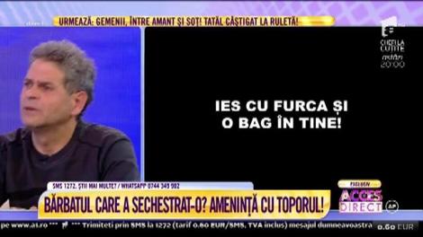 Echipa „Acces Direct”, amenințată cu moartea: „Iau toporul! Vă tai capetele!” - VIDEO