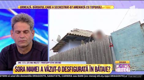 Desfigurată în bătaie? Sora mamei care a plecat de acasă: ”El bea foarte mult. M-a sunat pe video. Era vânătă toată!”
