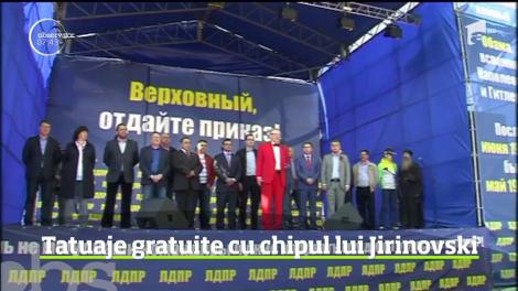 Partidul politicianului extremist rus Vladimir Jirinovski a găsit o formă inedită de propagandă electorală