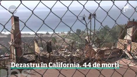 Dezastru în California. Numărul morților a ajuns la 44
