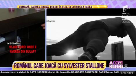 Imagini în exclusivitate de la New York cu Florian Munteanu, romanul care joacă alături de Sylvester Stallon