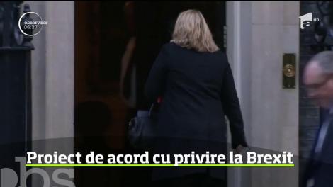 Negociatorii din Marea Britanie şi Uniunea Europeană au aprobat proiectul unui acord cu privire la Brexit