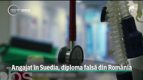 Scandalul diplomelor false din România a ajuns până în Suedia. Un fost şofer de TIR român s-a angajat ca asistent medical într-un spital