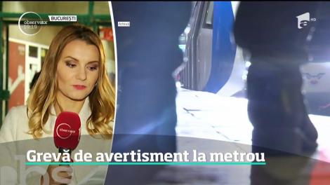 Grevă de avertisment la Metrou, în intervalul 4-6 dimineaţa!