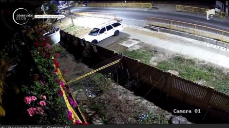 Accident spectaculos pe o şosea din judeţul Dolj. Impactul a fost surprins de camerele de supraveghere