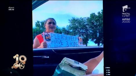 Smiley News. Cerșetoare româncă din SUA, pusă la fugă de români. Cum s-a întâmplat