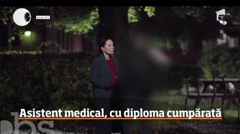 Asistent medical, cu diploma cumpărată