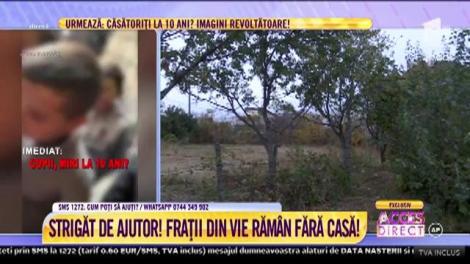 Strigat de ajutor! O mamă și trei copii au fost dați afară din casă!