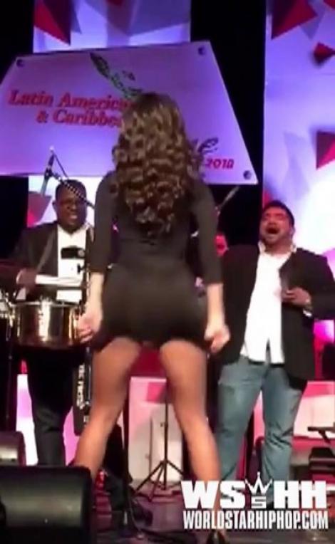 (VIDEO) Imagini nerecomandate minorilor. O tânără i-a șocat pe toți în timpul unui număr de twerking!