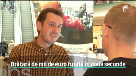 O bijuterile de peste 20 de mii de euro, furată dintr-un magazin de lux din Bucureşti