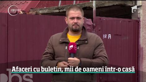 Afaceri cu buletin, mii de oameni &icirc;ntr-o casă