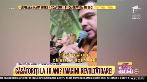 Revoltător! Doi copii de nici zece ani au făcut nuntă - VIDEO