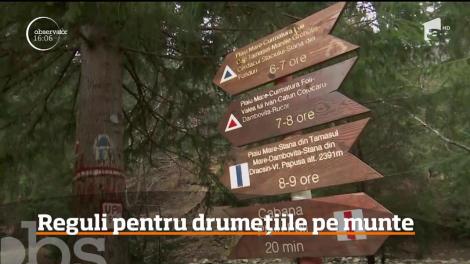 Reguli elementare pe un traseu montan