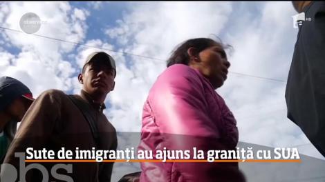 400 de imigranţi din ţările defavorizate din America de Sud au ajuns la graniţa Mexicului cu Statele Unite pentru a cere azil