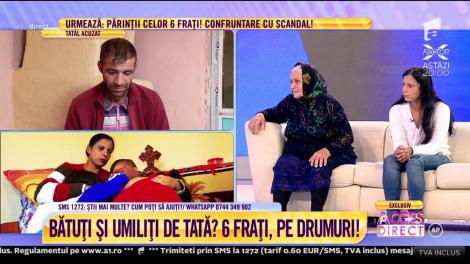 Ce spune străbunica celor șase copilași goniți de tată