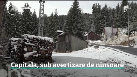 S-a instalat iarna &icirc;n Rom&acirc;nia! Bucureştiul, sub o avertizare specială de vremea rea