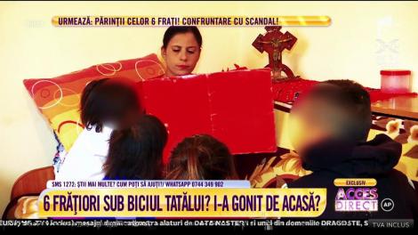 O mamă și șase copii îngheață sub cerul liber din cauza tatălui violent?