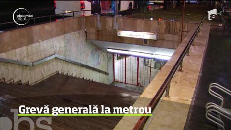 Grevă generală la metrou