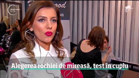 Alegerea rochiei de mireasă, test în cuplu