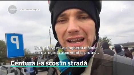 O sută de oameni au blocat Şoseaua de Centură a Capitalei, în semn de protest faţă de felul în care se circulă în zonă