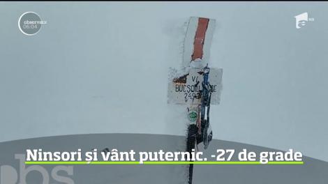 Iarnă în toată regula în România. A nins în mai multe zone din ţară, iar temperaturile au ajuns mult sub zero grade