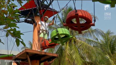 Parcul de aventuri, o mare provocare pentru Ionuț! Nicoleta: "Dacă îmi dau lenjeria intimă jos faci traseul ăsta?"