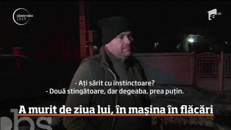 Un tânăr din Botoșani a ars de viu în mașină, chiar de ziua lui