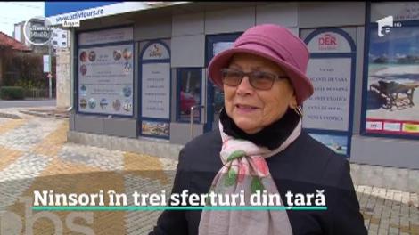 După valul de aer polar, un ciclon mediteranean loveşte România