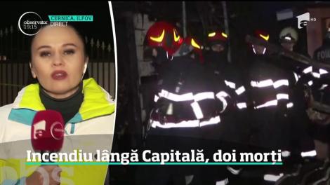 Alertă maximă lângă Bucureşti. Un incendiu puternic a mistuit o casă în care erau 11 oameni