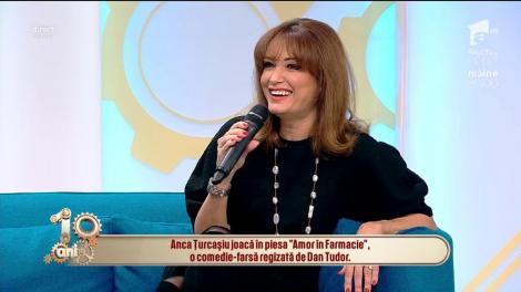 Anca Țurcașiu joacă în piesa de teatru "Amor în farmacie"
