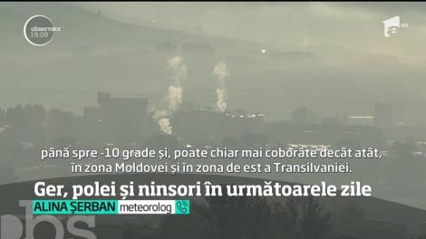 Vin alte trei zile de ger şi ninsori! Temperaturile scad la minus 15 grade