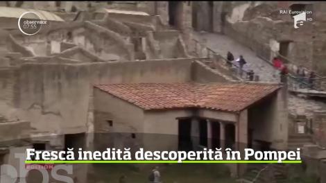 Descoperire spectaculoasă într-o locuinţă din oraşul antic Pompei