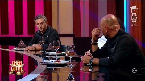 Chef Bontea i-a dat... eclipsă totală lui chef Scărlătescu! Chefii jurizează și se amuză