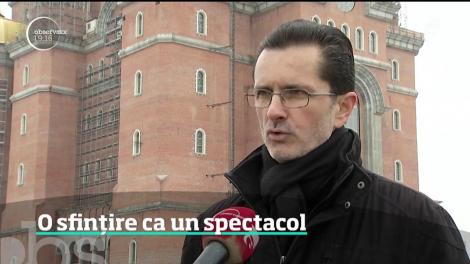 Slujba de sfinţire din Catedrala M&acirc;ntuirii Neamului, un adevărat spectacol