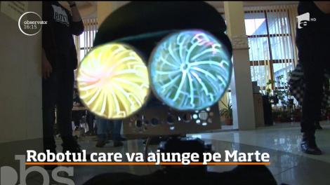 Vali, robotul care va ajunge pe Marte, a fost prezentat la "Săptămâna Roboticii"