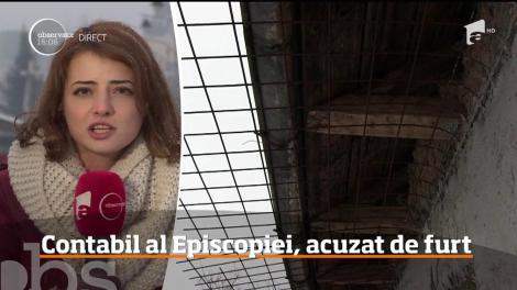 Fostul contabil al Episcopiei Huşilor este anchetat după ce ar fi furat banii destinaţi construirii unei biserici