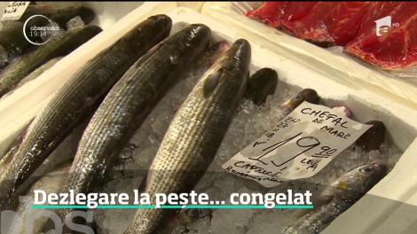 Prima dezlegare la peşte din postul Crăciunului a trimis românii la cumpărături. Dar în pieţe şi în magazine, au găsit doar peşte congelat