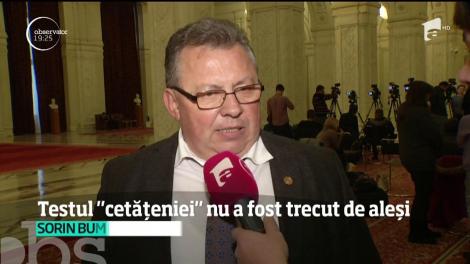 Testul cetăţeniei i-a enervat pe parlamentari. Aleşii "au picat" cu brio examenul despre România