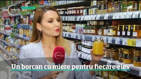 Copiii din grădiniţe şi şcoli primare vor primi gratuit miere ca supliment nutritiv. În fiecare lună, vor duce câte un borcan acasă