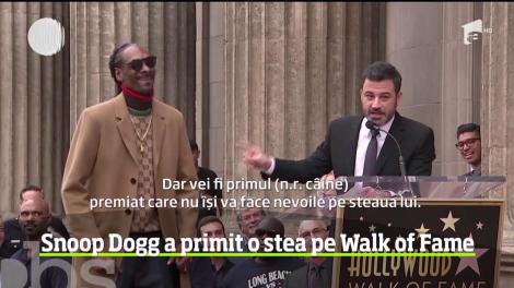Snoop Dogg a primit o stea pe bulevardul Walk of Fame din Los Angeles!
