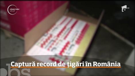 Captură record în Vama Siret! Aproape un milion de pachete cu ţigări au fost descoperite de poliţiştii de frontieră