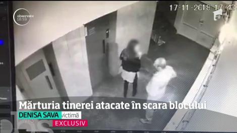 Tânăra de 20 de ani lovită cu bestialitate în scara unui bloc din Alba Iulia face mărturisiri şocante