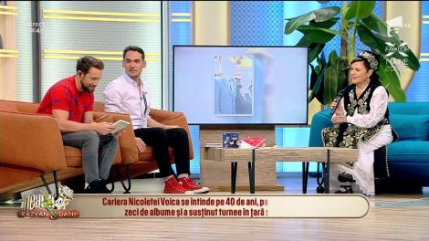 Nicoleta Voica-Bagiu c&acirc;ntă, la Neatza, melodia "Doru mai tare m-ajunge"