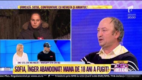 Mama Sofiei, copila părăsită de cea care i-a dat viață, susține că a fost maltratată de soț: "Am plecat de acasă pentru că mă bătea, mă înjura"