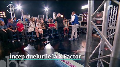 Încep duelurile la X Factor