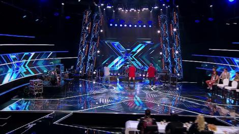 Grupul MaindFac - "X". Vezi cum au cântat piesa proprie pe scena X Factor