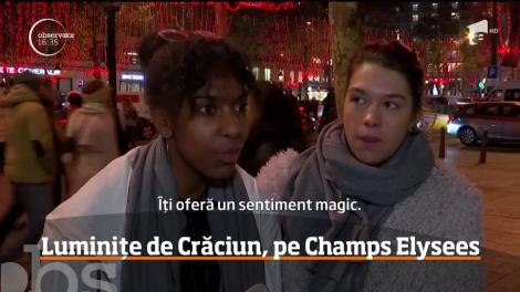 Luminițe de Crăciun, pe Champs Elysees