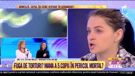 Povești de groază! Mama a cinci copii ar fi trăit în teroare, alături de soțul ei