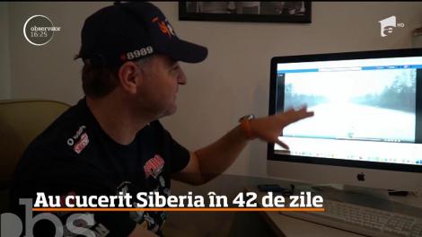 Un echipaj din Satu Mare format dintr-un tată şi fiul său au cucerit Siberia în 42 de zile