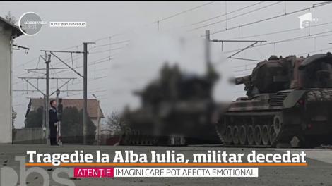 Clipe dramatice la Alba Iulia. Un militar a murit electrocutat în gara din localitate